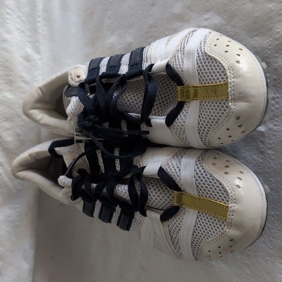 adidas White and Gold Athletic Shoes - Picture 1 of 8